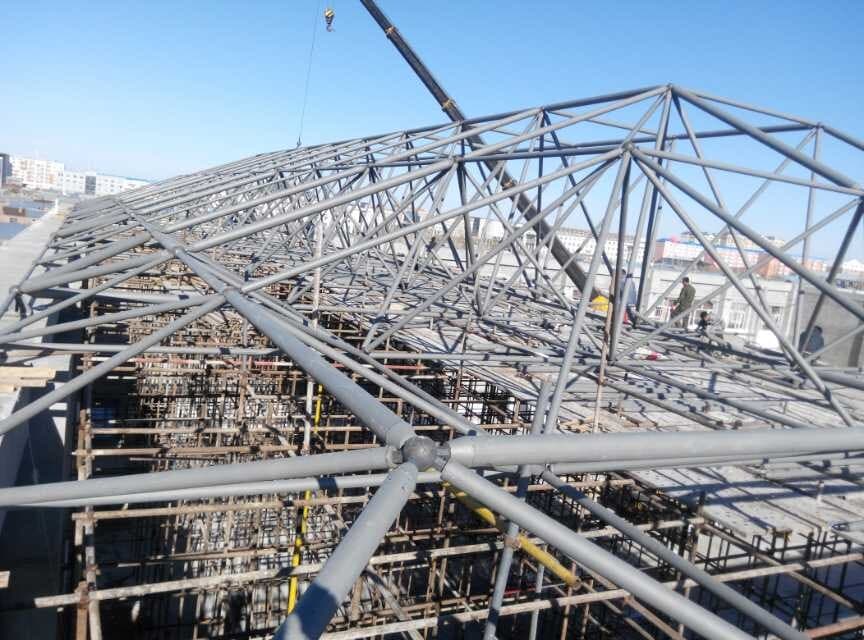 漳平商贸城屋顶网架工程